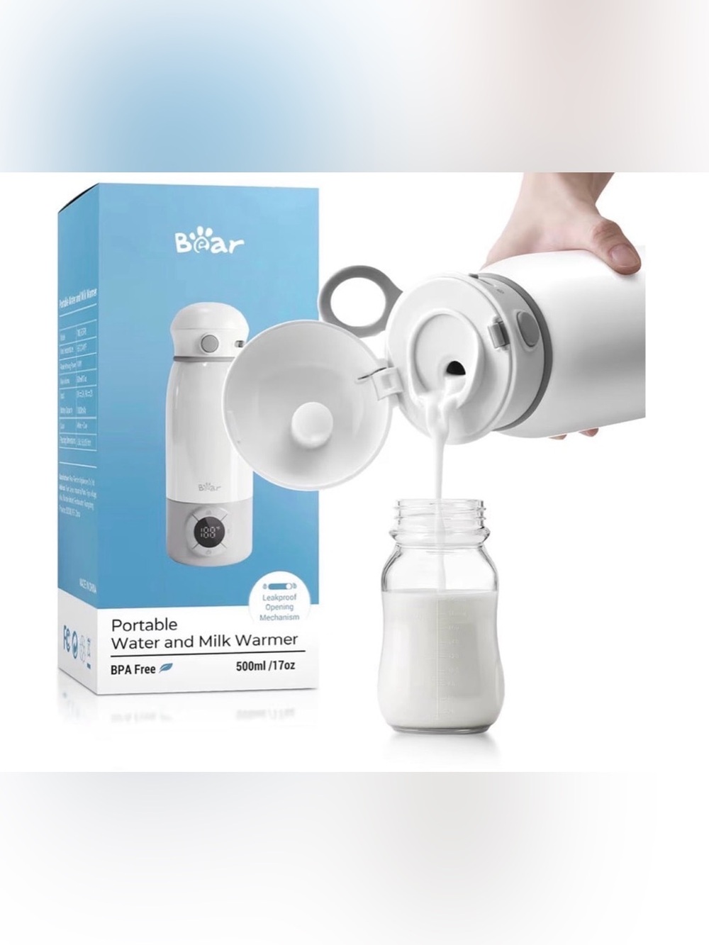 Bear Portable Bottle Warmer for Travel